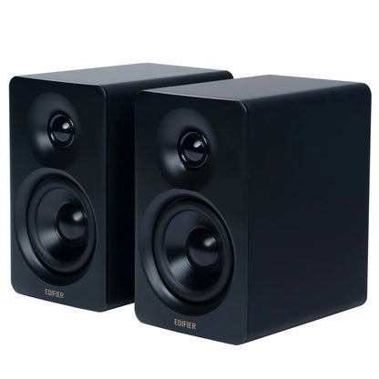 Bookshelf Speakers, 66W RMS Desktop Speakers, Hi-Res Audio & Hi-Res Wireless Audio Computer Speakers - Black